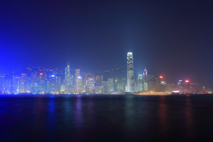 hong, Kong, City, Night HD Wallpaper Desktop Background