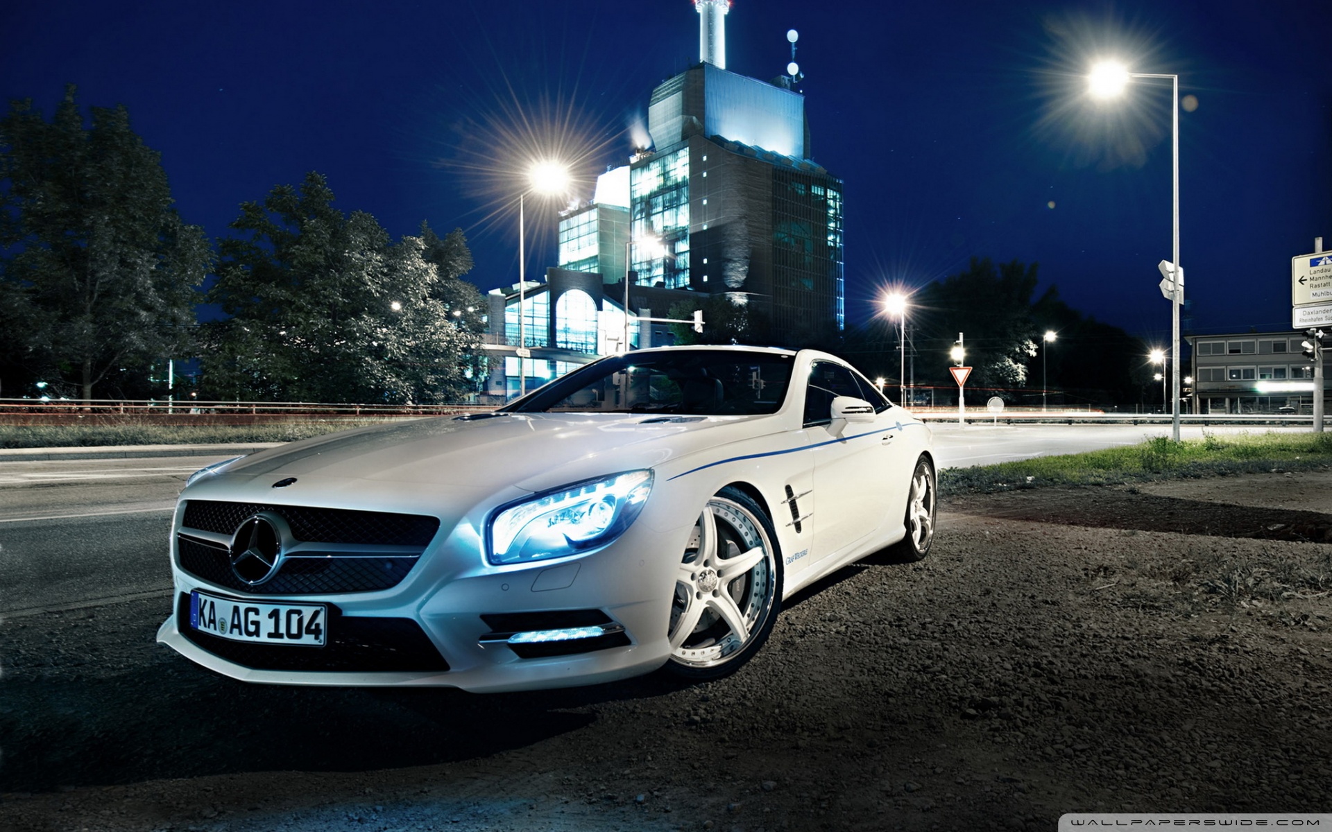 mercedes, Benz, Sl500 Wallpaper