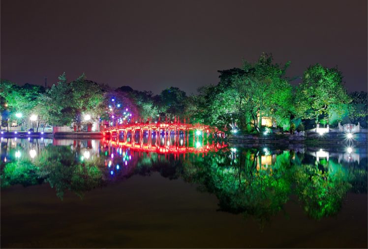 vietnam, Hanoi, Sword, Lake, Reflection HD Wallpaper Desktop Background