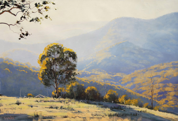 art, Drawing, Artsaus, Australian, Light, Painting, Landscape HD Wallpaper Desktop Background