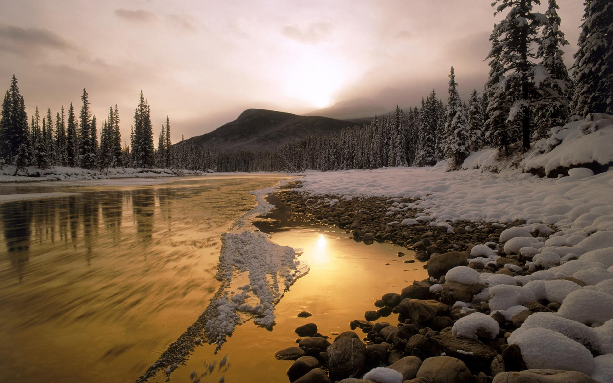 bow, River,  , Canada Wallpaper