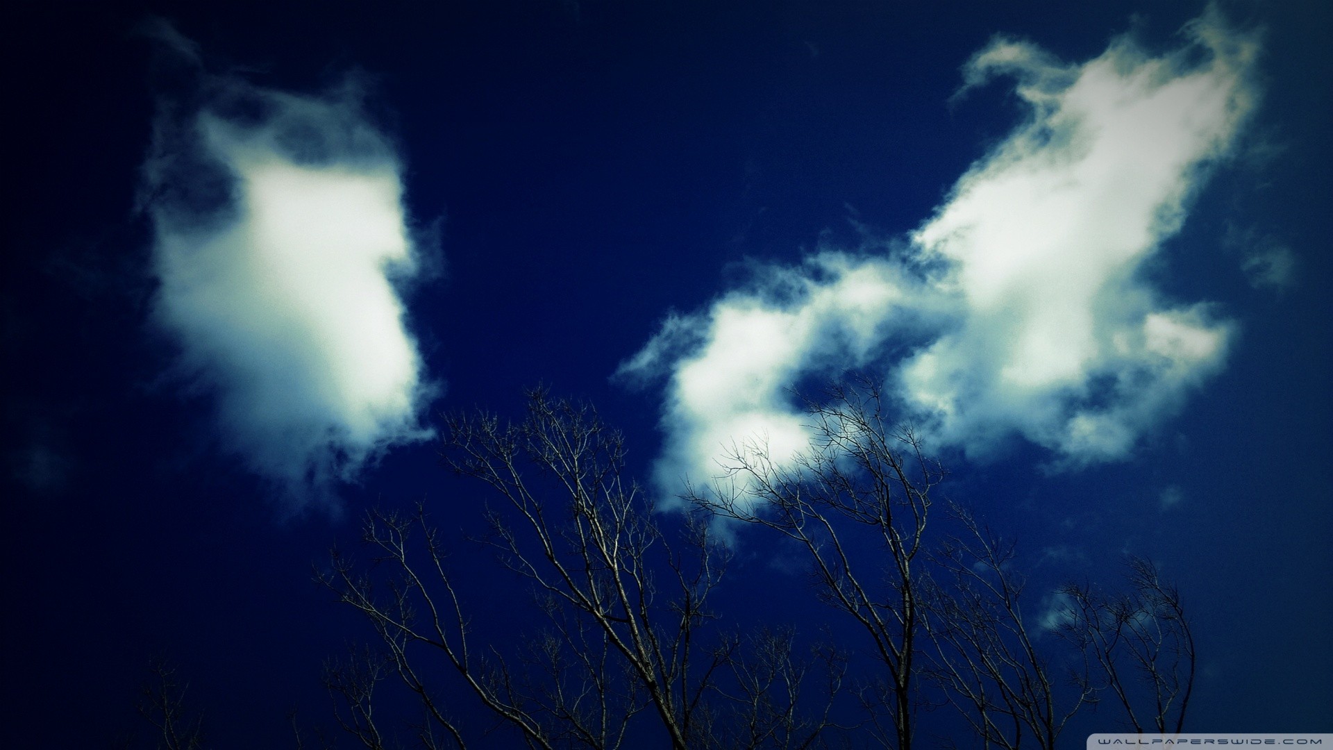 blue, Clouds, Skyscapes Wallpaper
