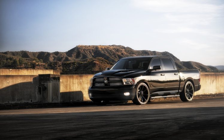 black, Cars, Trucks, Dodge, Dodge, Ram, Pickup, Trucks, Dodge, Ram, 1500 HD Wallpaper Desktop Background