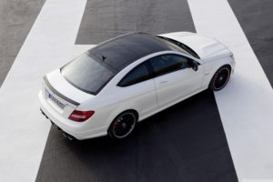mercedes, Benz, C63, Amg, Coupe, Rear