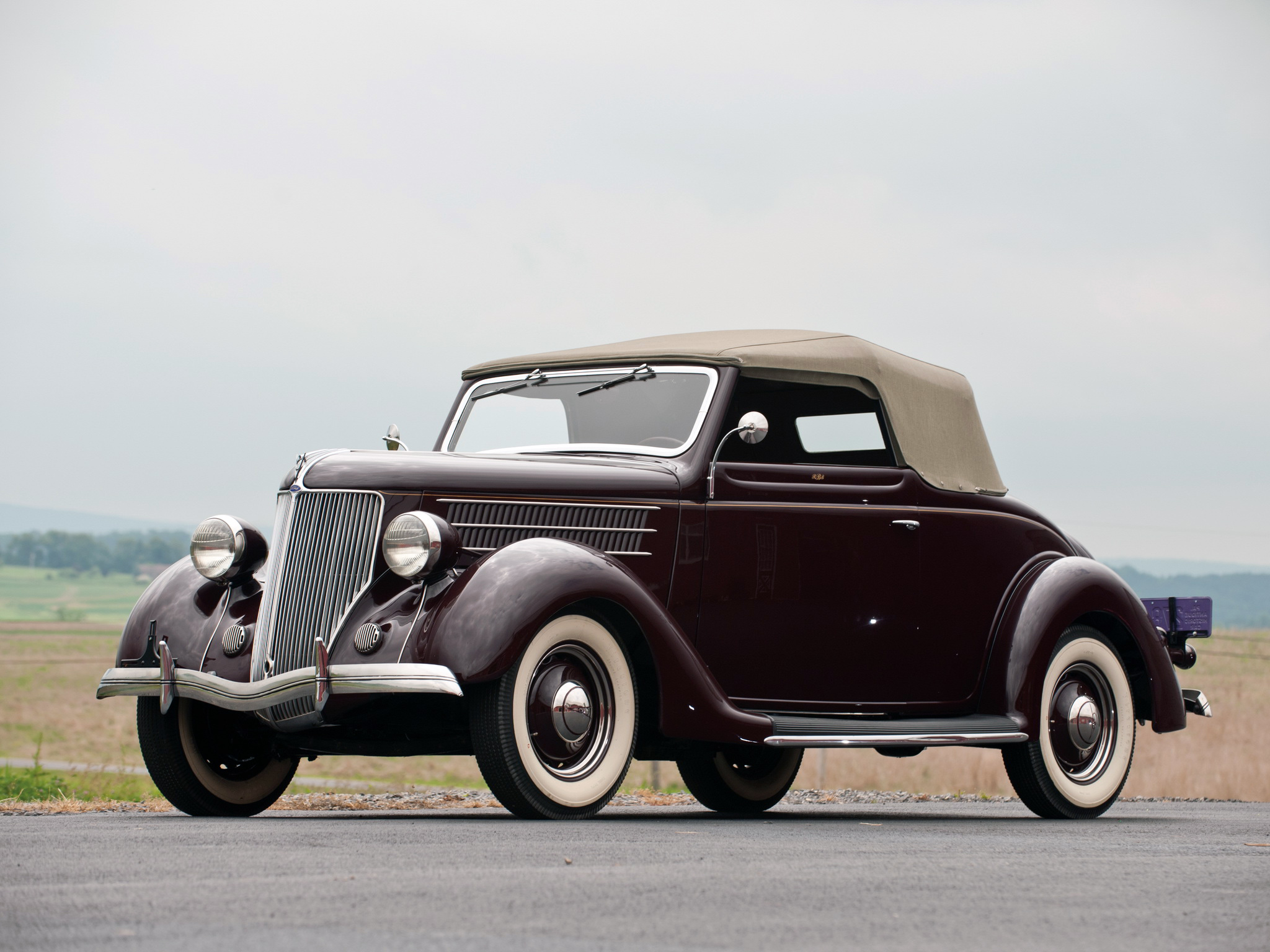 1936, Ford, V8, Deluxe, Convertible, Coupe,  68 730 , Retro, V 8, Fd Wallpaper
