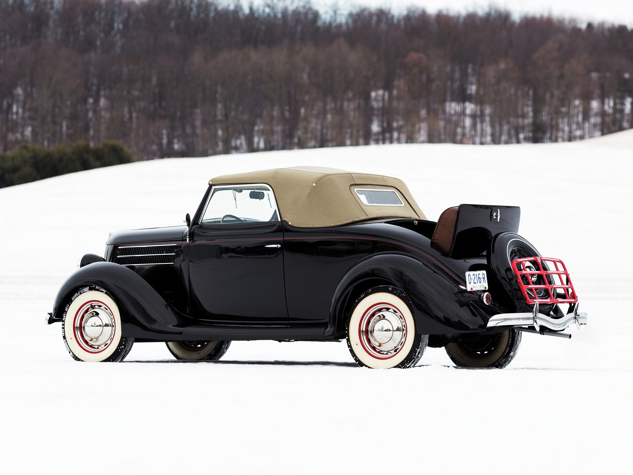 1936, Ford, V8, Deluxe, Convertible, Coupe,  68 730 , Retro, V 8 Wallpaper