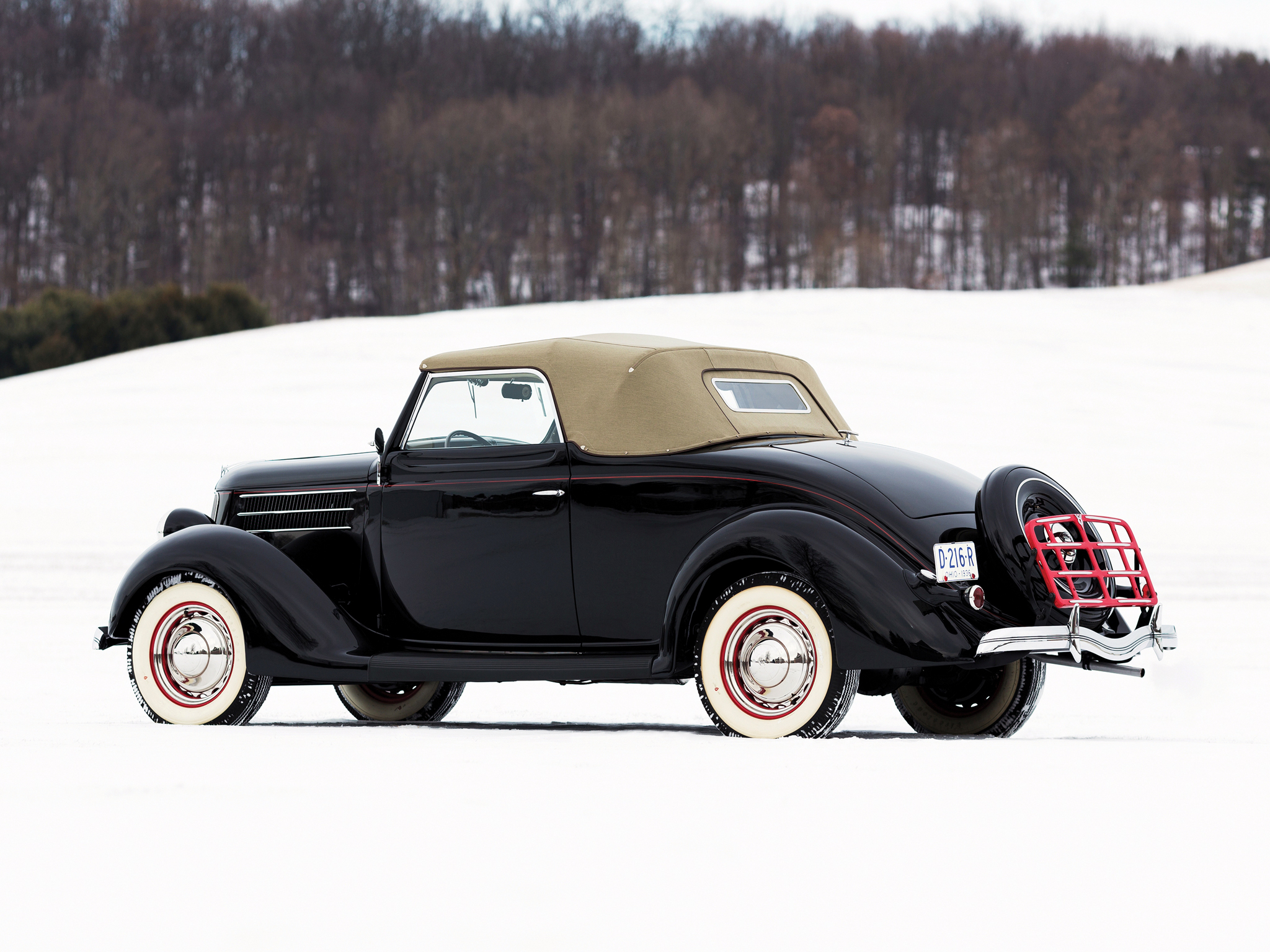 1936, Ford, V8, Deluxe, Convertible, Coupe,  68 730 , Retro, V 8 Wallpaper