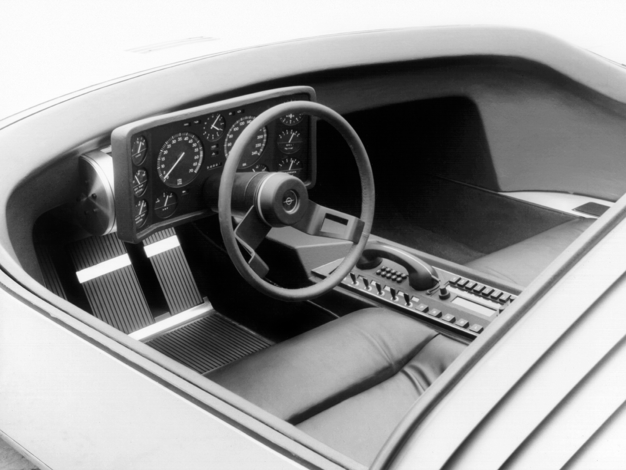1969, Opel, C d, Concept, Supercar, Classic, Interior Wallpaper