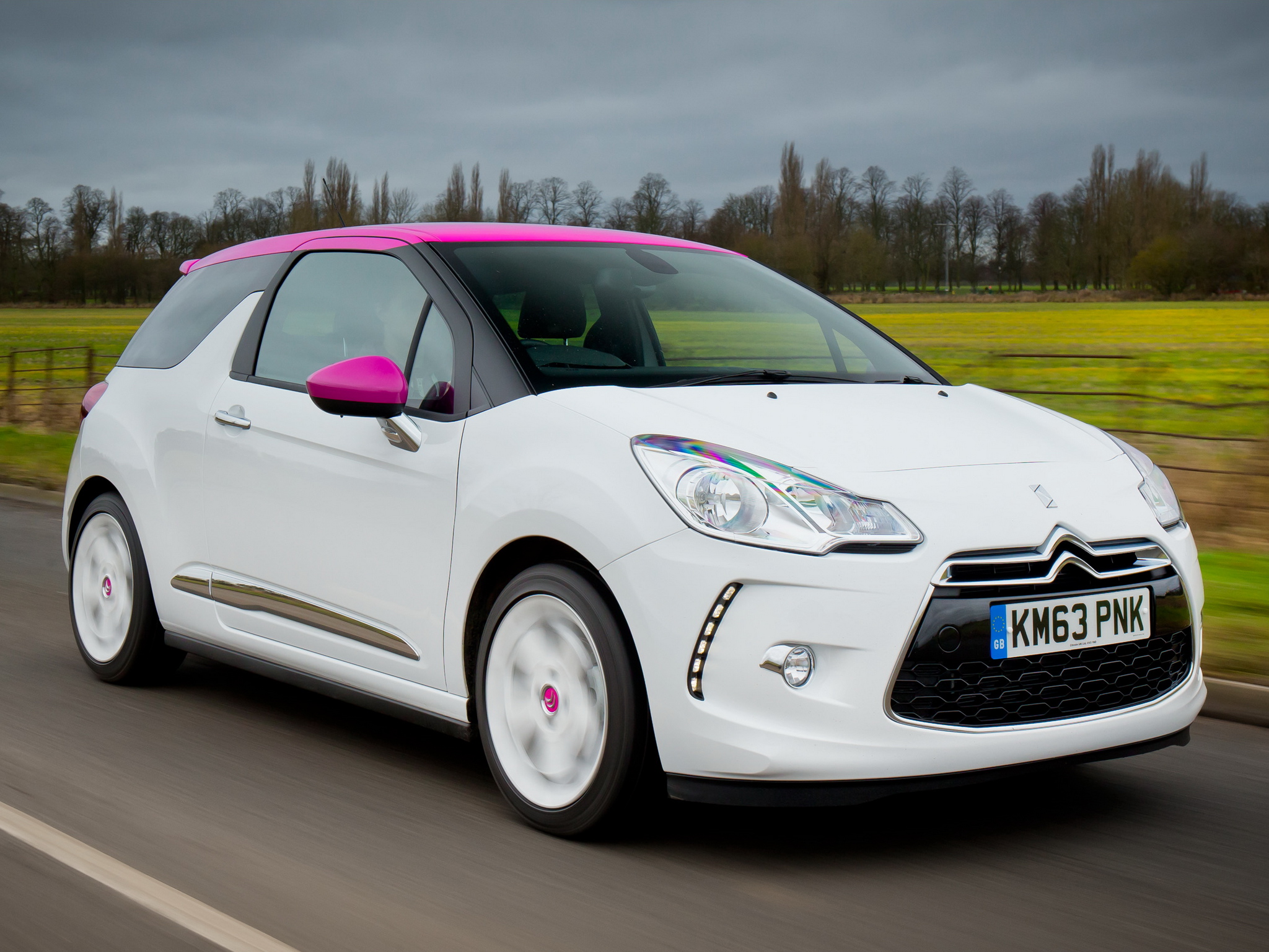 2014, Citroen, Ds3, Dstyle, Pink Wallpaper