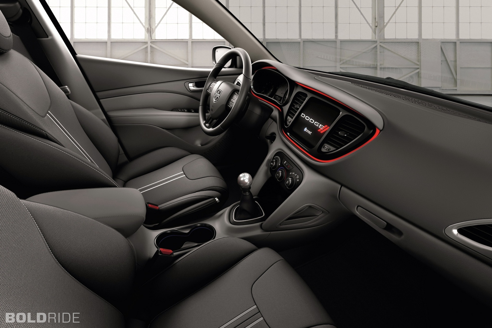 2014, Dodge, Dart, Blacktop, Interior Wallpaper