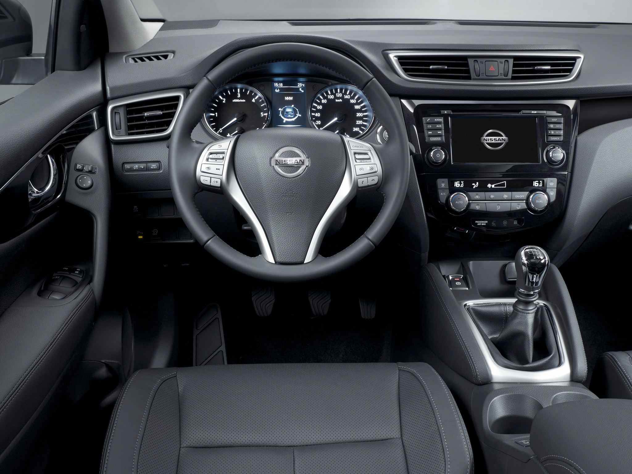 2014, Nissan, Qashqai, Suv, Interior Wallpaper