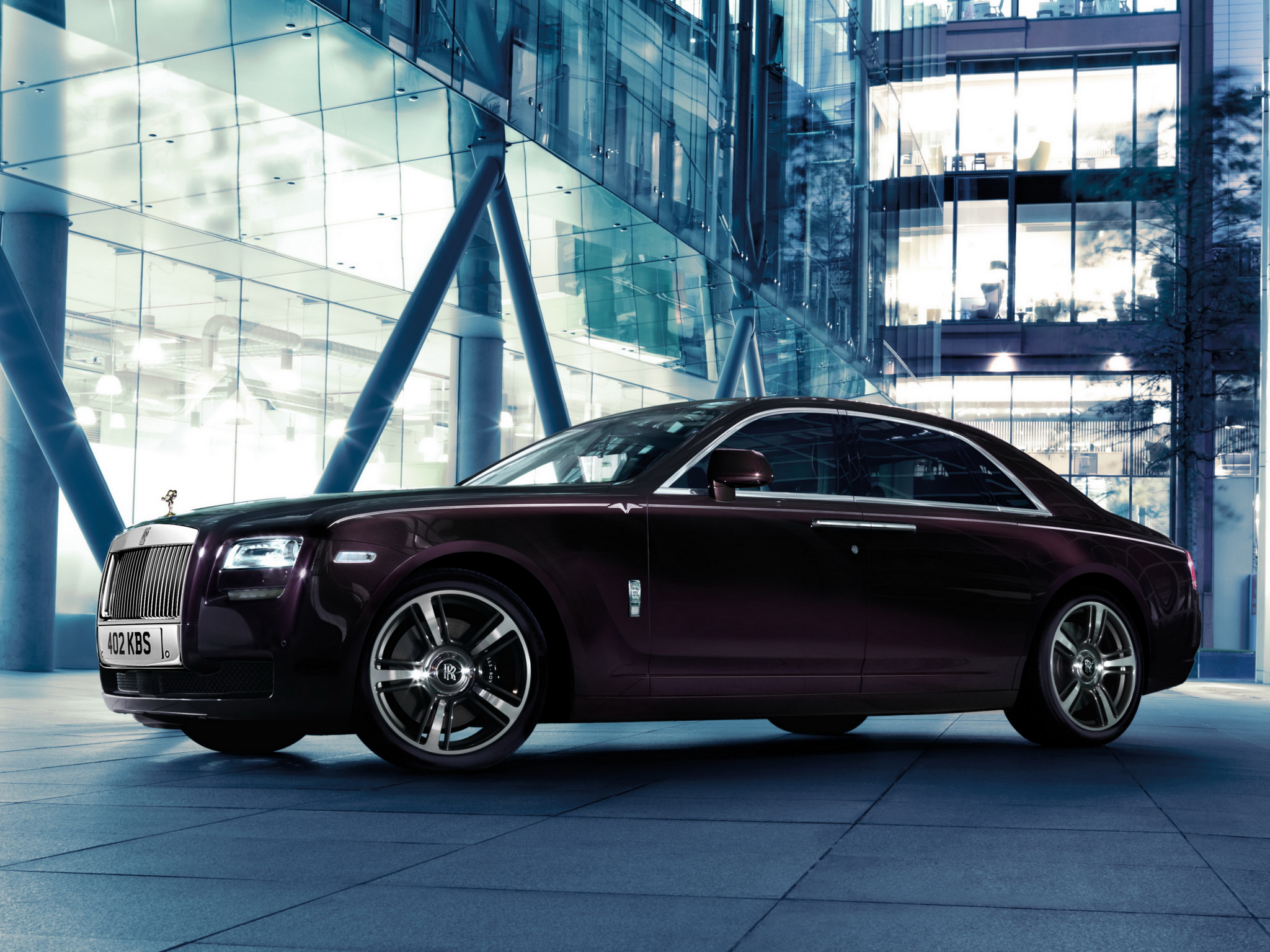 2014, Rolls, Royce, Ghost, V specification, Luxury Wallpaper