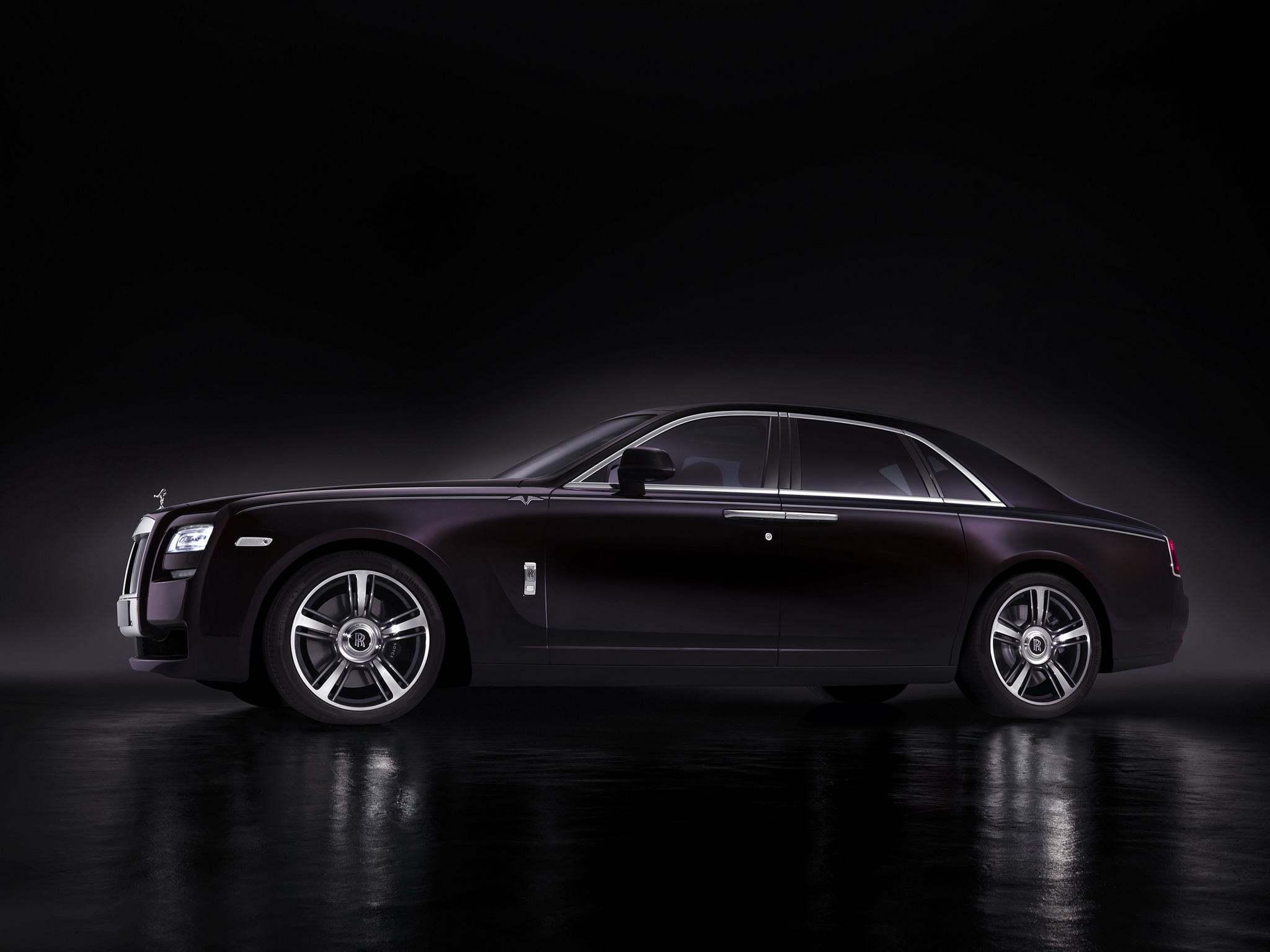 2014, Rolls, Royce, Ghost, V specification, Luxury Wallpaper