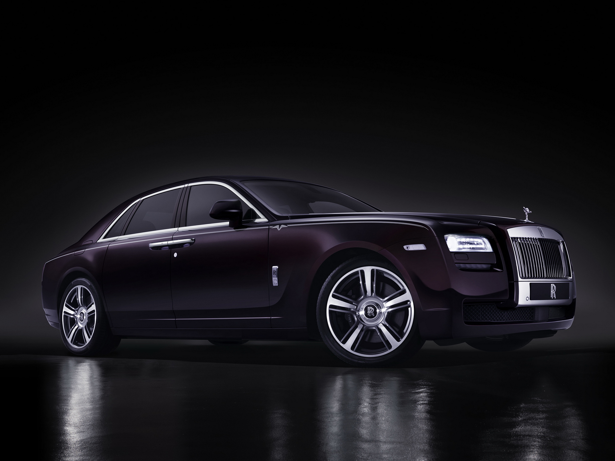 2014, Rolls, Royce, Ghost, V specification, Luxury Wallpaper
