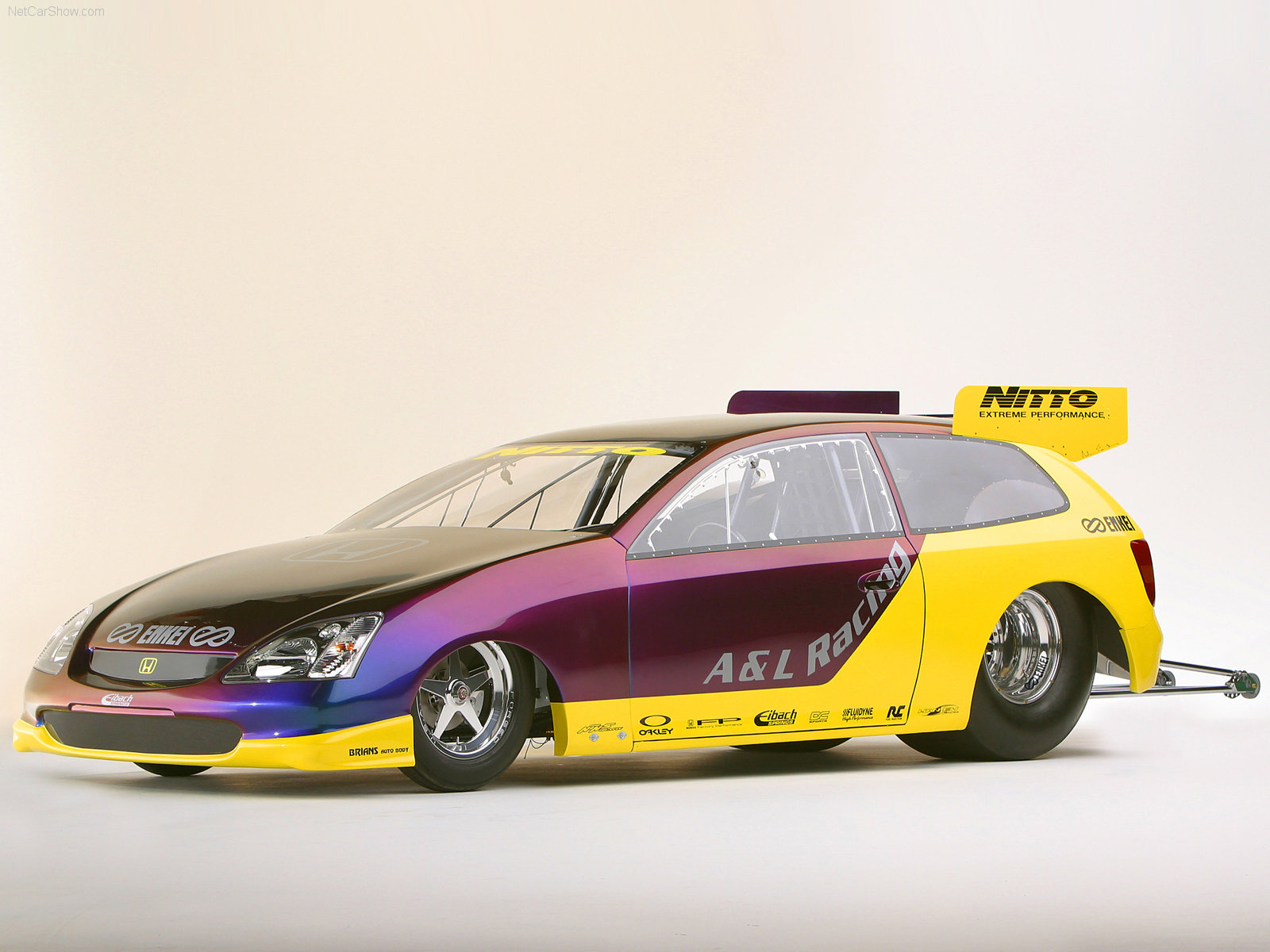 honda, Pro, Drag, Civic, Si, Concept, 2003 Wallpaper