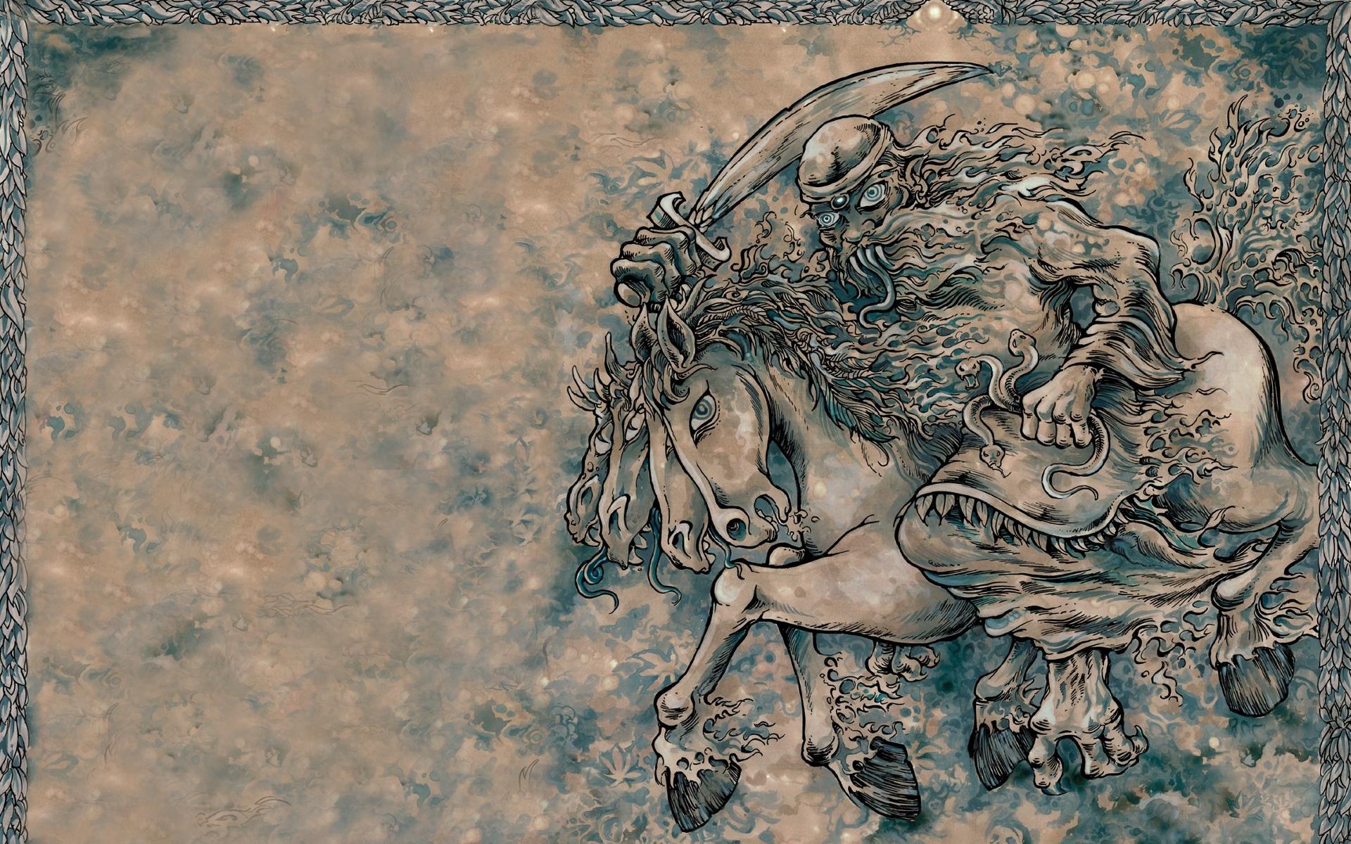 dead, Horses Wallpaper