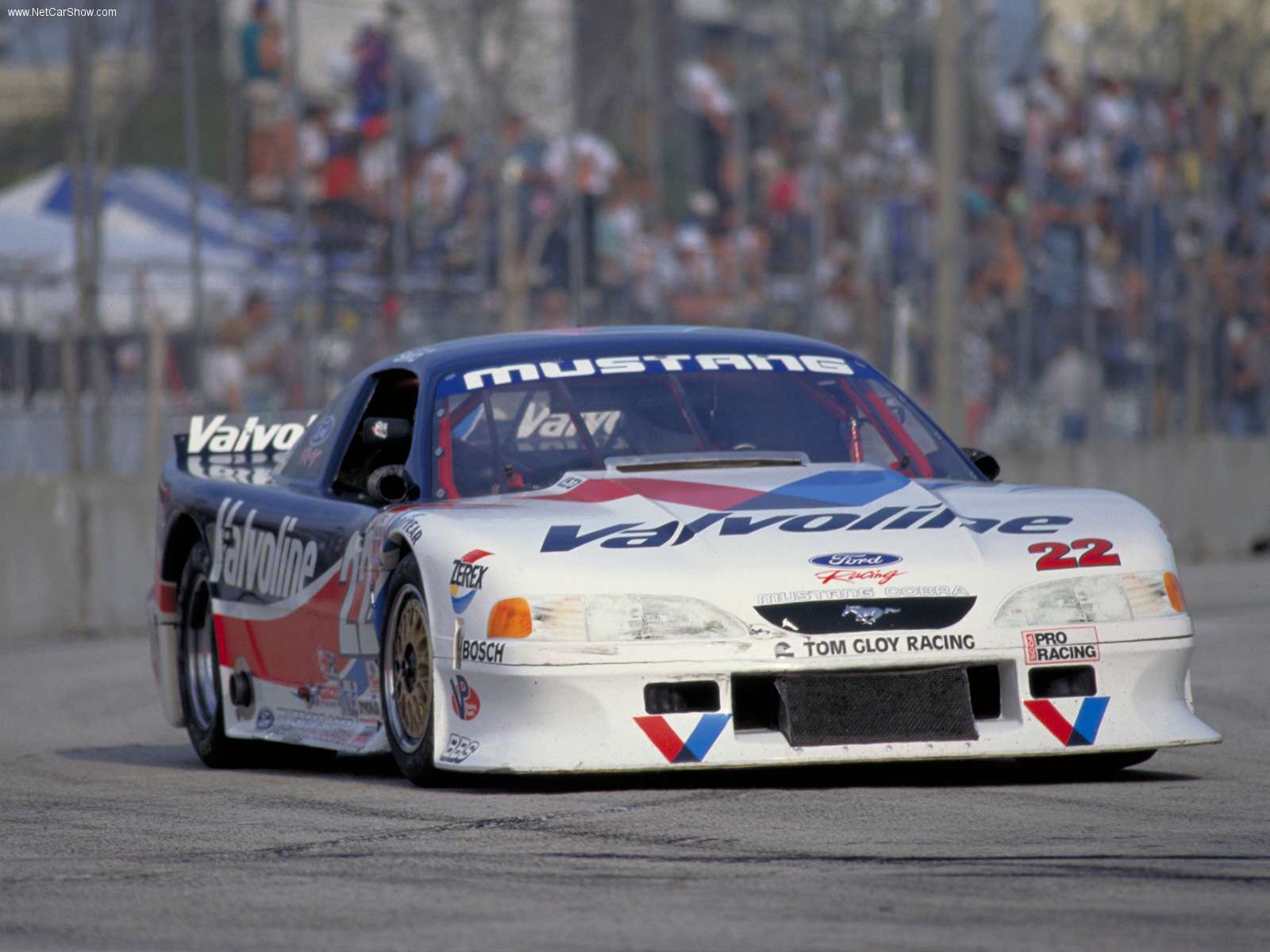 ford, Mustang, Cobra, Racecar, 1997 Wallpaper