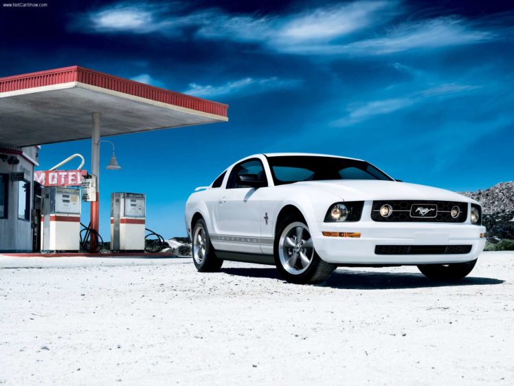 ford, Mustang, V6, Pony, 2006 HD Wallpaper Desktop Background