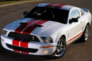 ford, Mustang, Shelby, Gt500, Red, Stripe, 2007