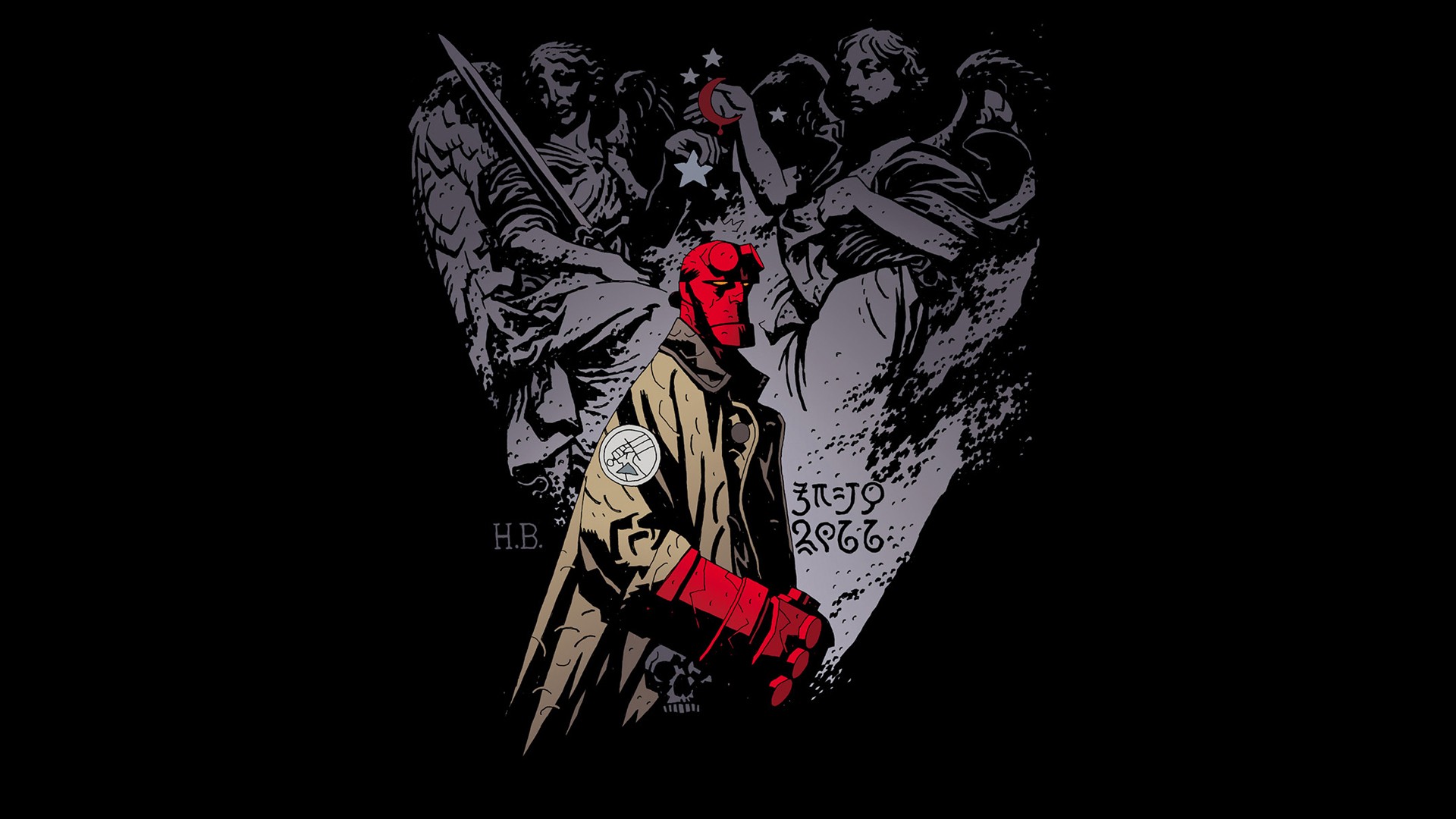 comics, Hellboy Wallpaper