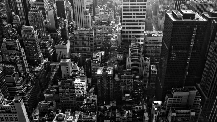cityscapes, Architecture, New, York, City, Grayscale, Cities HD Wallpaper Desktop Background