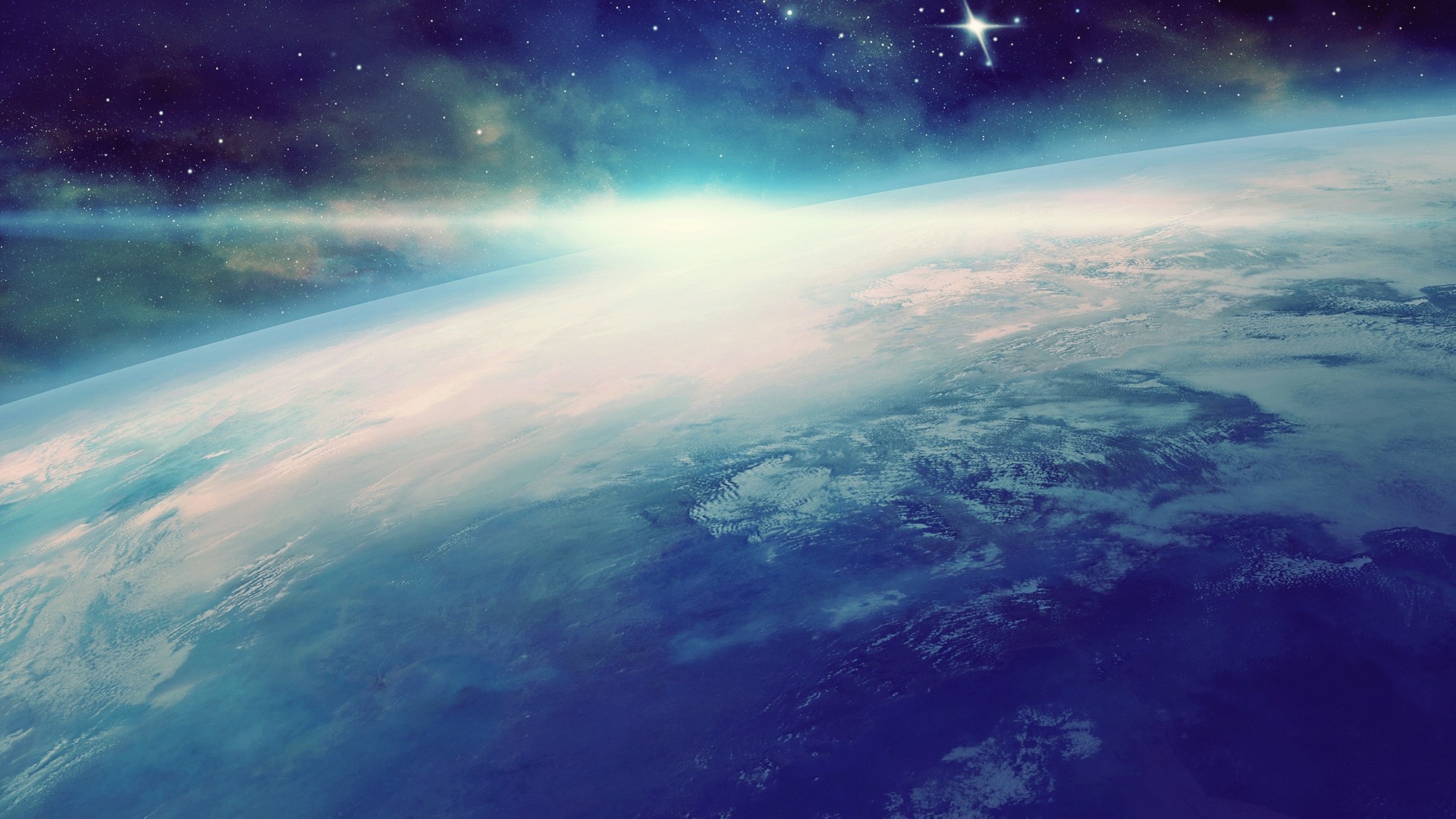 outer, Space, Stars, Planets, Earth Wallpaper