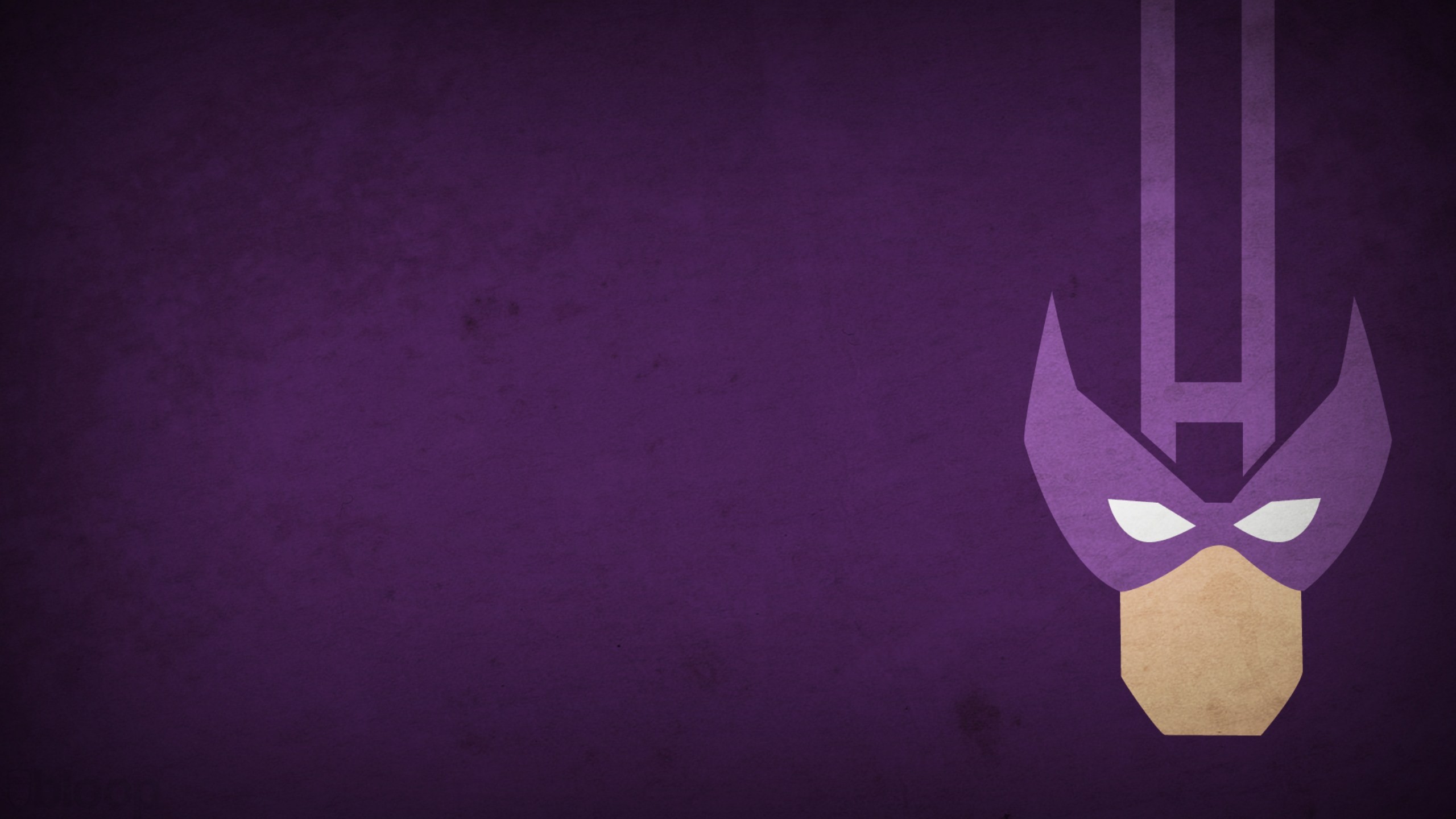 minimalistic, Marvel, Comics, Hawkeye, Purple, Background, Blo0p Wallpaper
