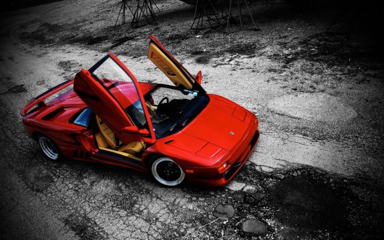 red, Lamborghini, Diablo HD Wallpaper Desktop Background