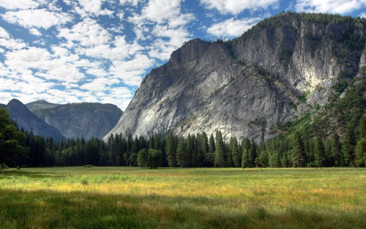 mountains, Landscapes, Trees, Yosemite, National, Park HD Wallpaper Desktop Background