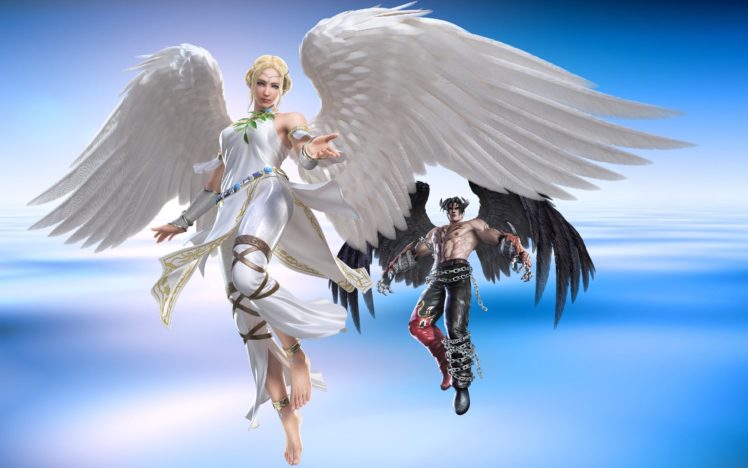 tekken, Warrior, Angel, Demon, Fantasy HD Wallpaper Desktop Background