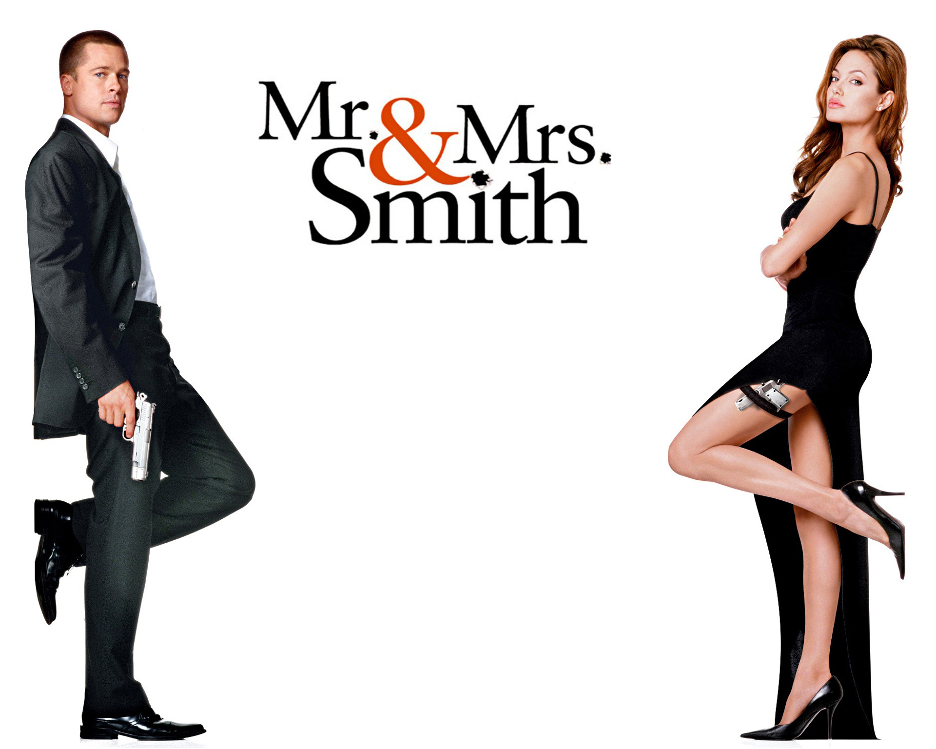 mr and mrs smith, Romantic, Comedy, Action, Mrs, Smith, Poster Wallpaper