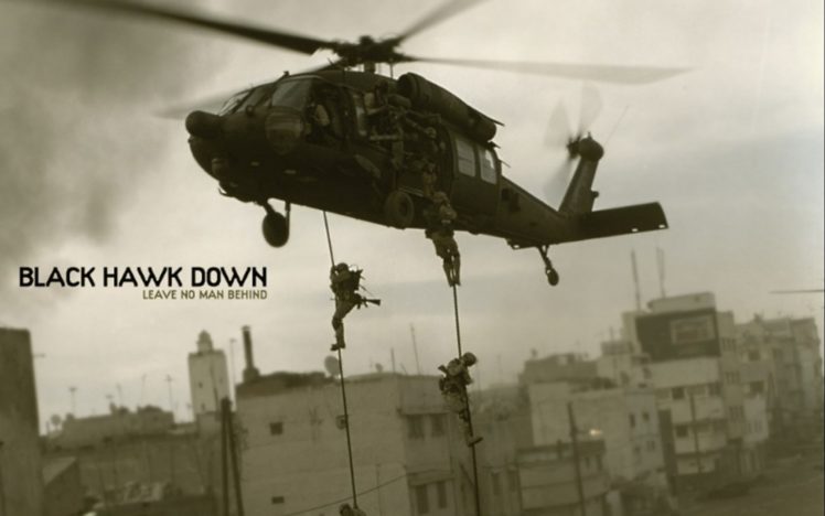 black hawk down, Drama, History, War, Action, Black, Hawk, Down, Military, Helicopter, Battle, Poster HD Wallpaper Desktop Background