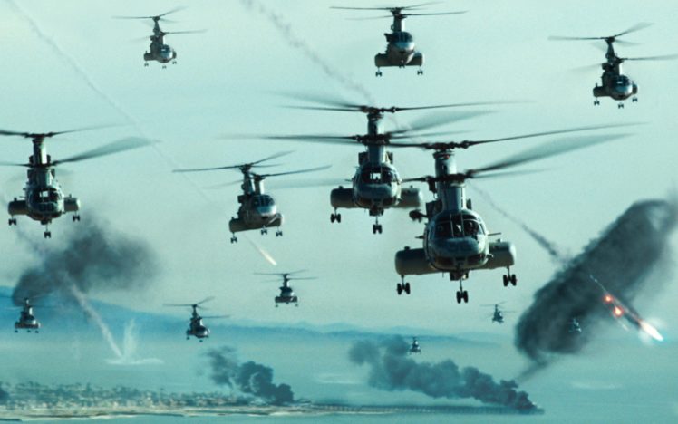 battle, Los, Angeles, Action, Sci fi, Drama, Apocalyptic, Helicopter, Battle HD Wallpaper Desktop Background