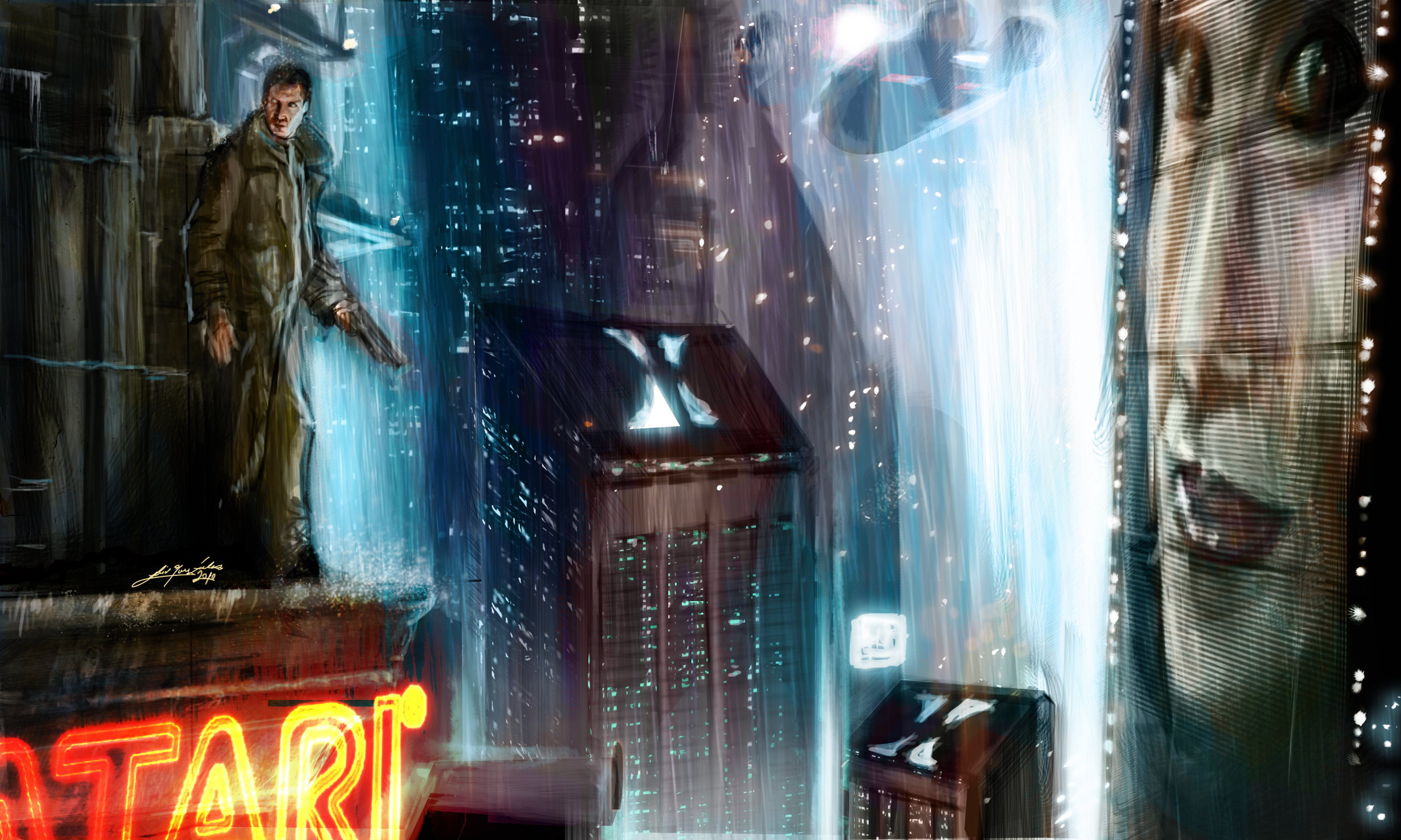 blade, Runner, Drama, Sci fi, Thriller, Action, City, Jf Wallpaper