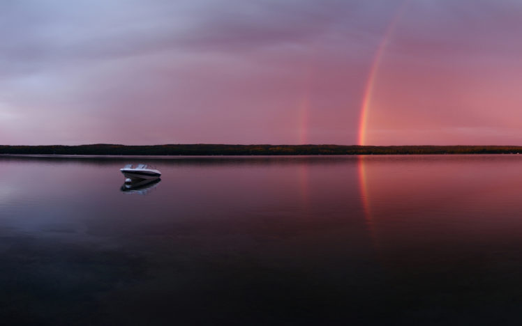 sugar, Lake, Rainbow HD Wallpaper Desktop Background