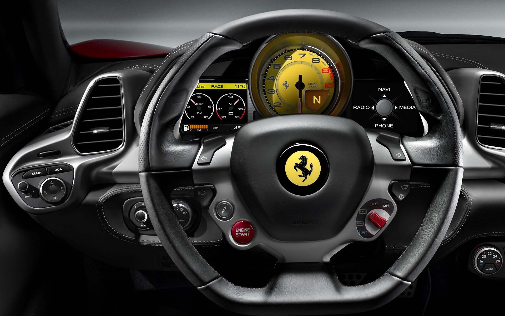 cars, Ferrari, Dashboards, Car, Interiors Wallpaper