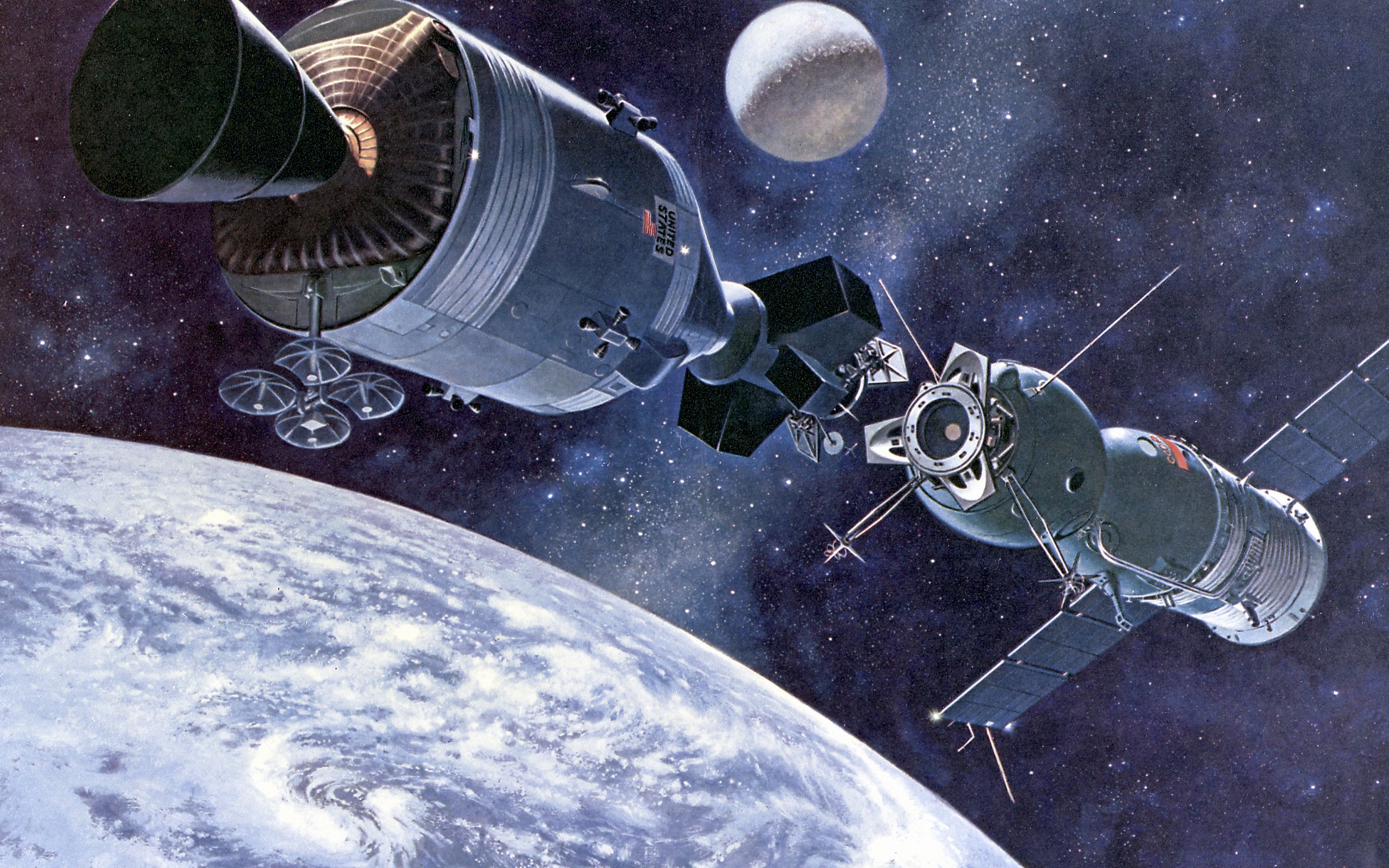 outer, Space, Stars, Planets, Satellite Wallpaper