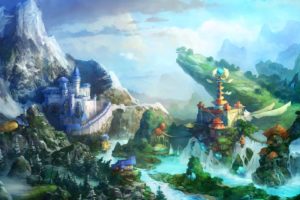 prime world, Games, Video games, Online games, Fantasy, Cities, Landscapes