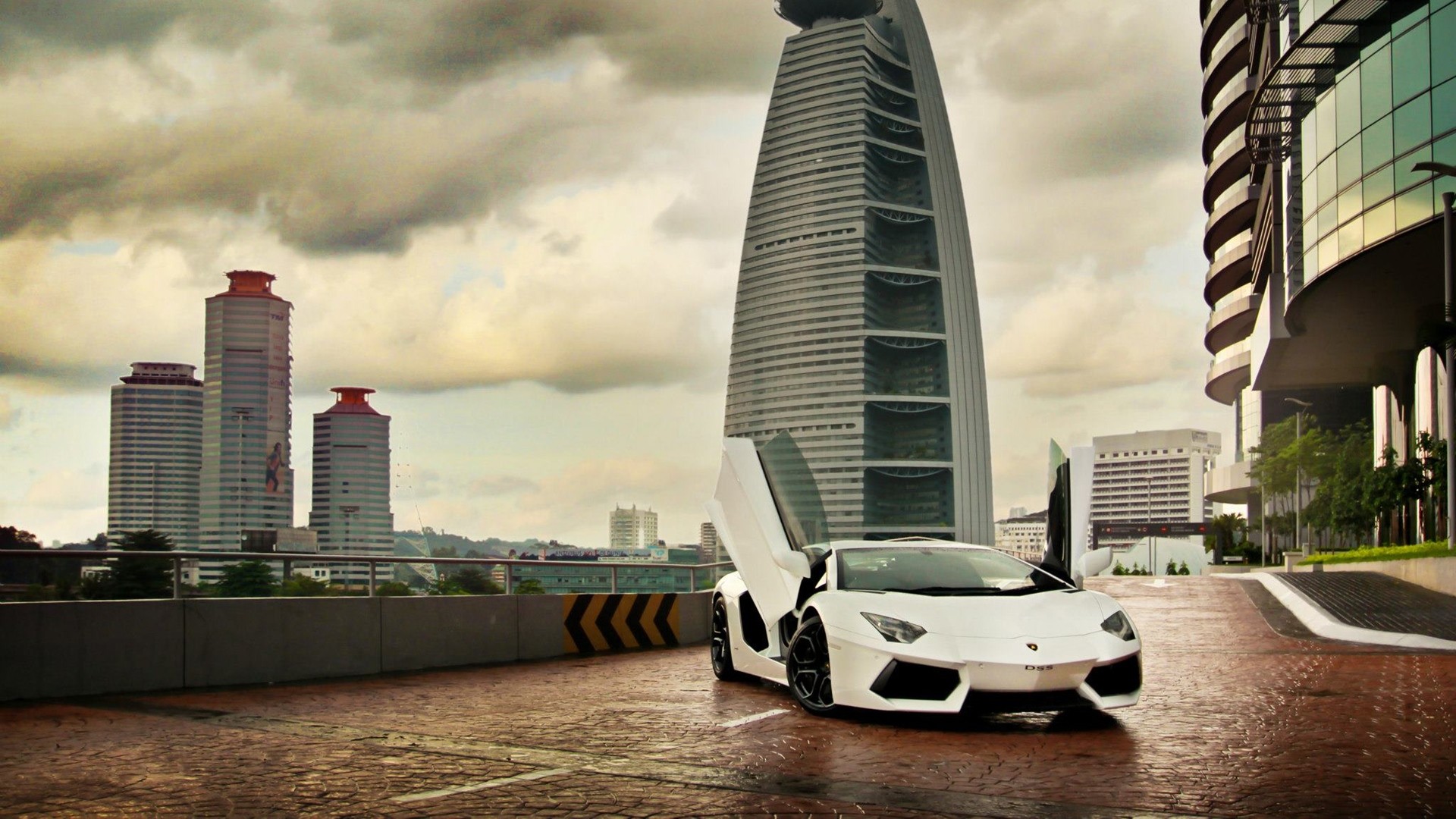 white, Scissors, Lamborghini, Buildings, Lamborghini, Aventador, Hotels, Doors Wallpaper