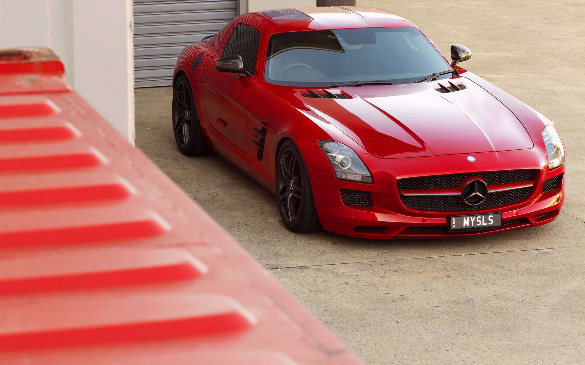 red, Cars, Red, Cars, Exotic, Cars, Mercedes, Sls Wallpaper
