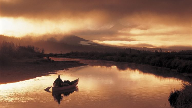 sunset, British, Columbia, Parks HD Wallpaper Desktop Background