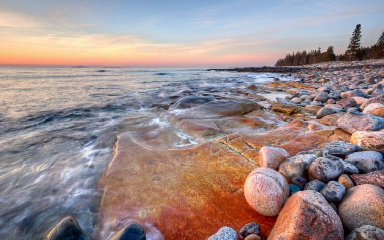 ocean, Landscapes, Rocks, Sea HD Wallpaper Desktop Background