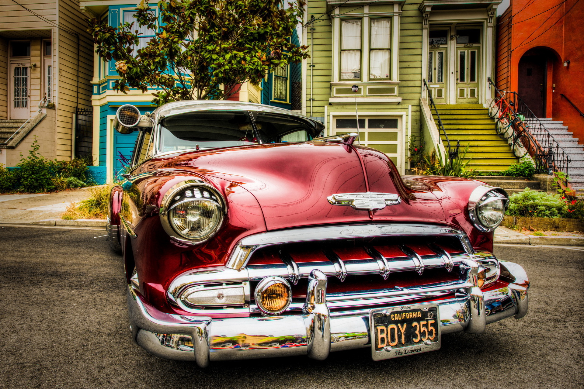 vehicles, Cars, Chevy, Chevrolet, 1952, Lowriders, Classic cars Wallpaper