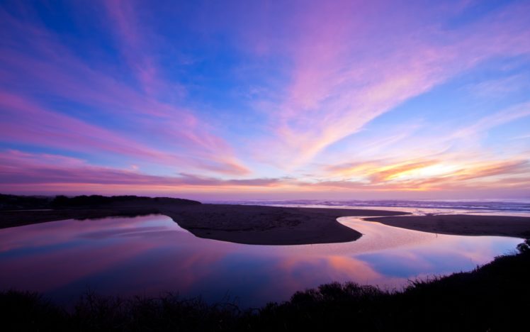 a, Nice, Winter, Bodega, Bay, Sunset HD Wallpaper Desktop Background