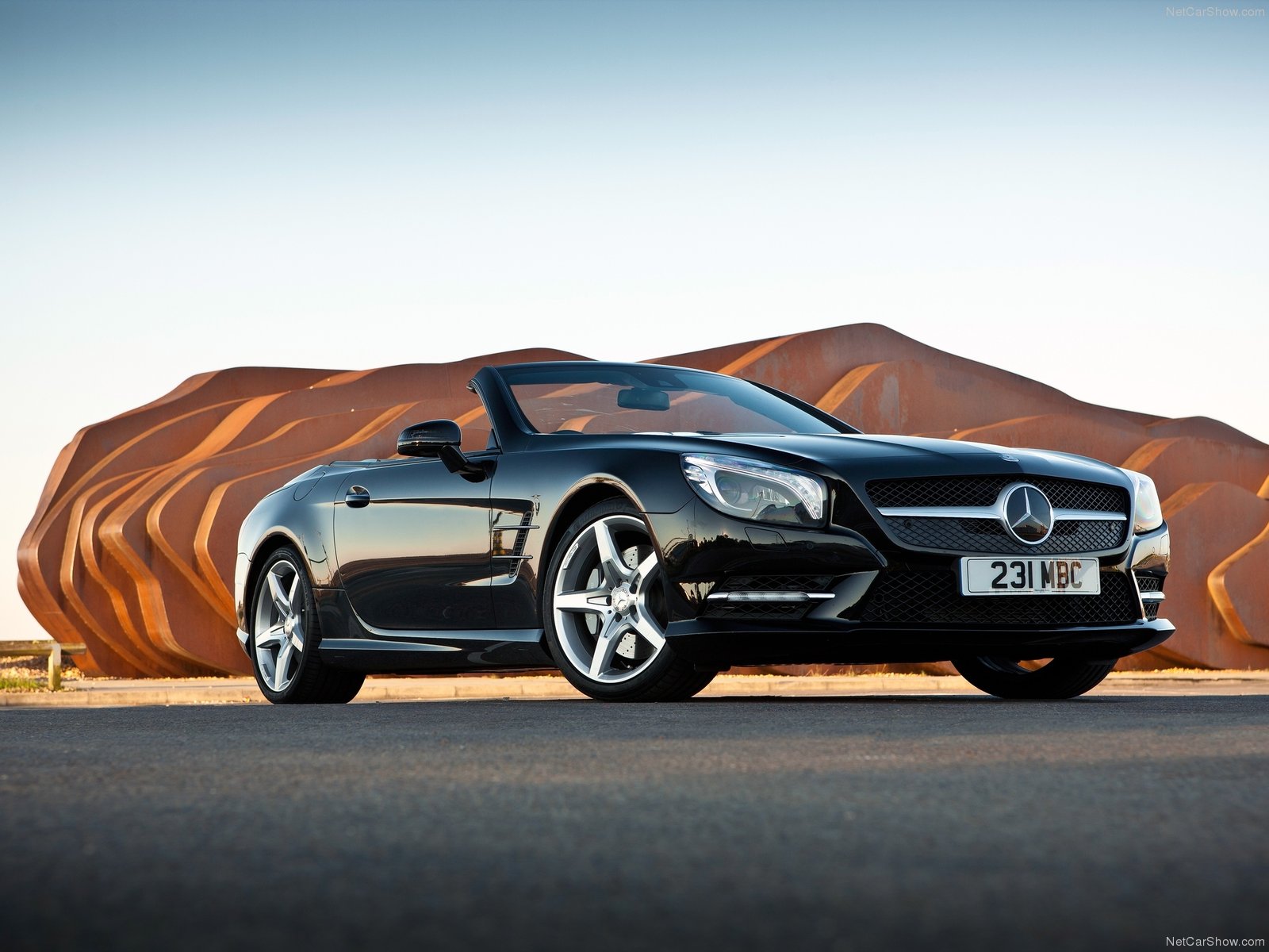thumbnail interactive-video image 1 of TSC Custom Painted Lip Spoiler For Mercedes-Benz SL 2013-2019 - Black Edition Style 1 of 4