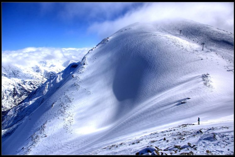 landscape, Winter, Mountains, Snow HD Wallpaper Desktop Background