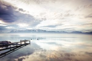 lake, Nature, Mountains, Water, Reflection