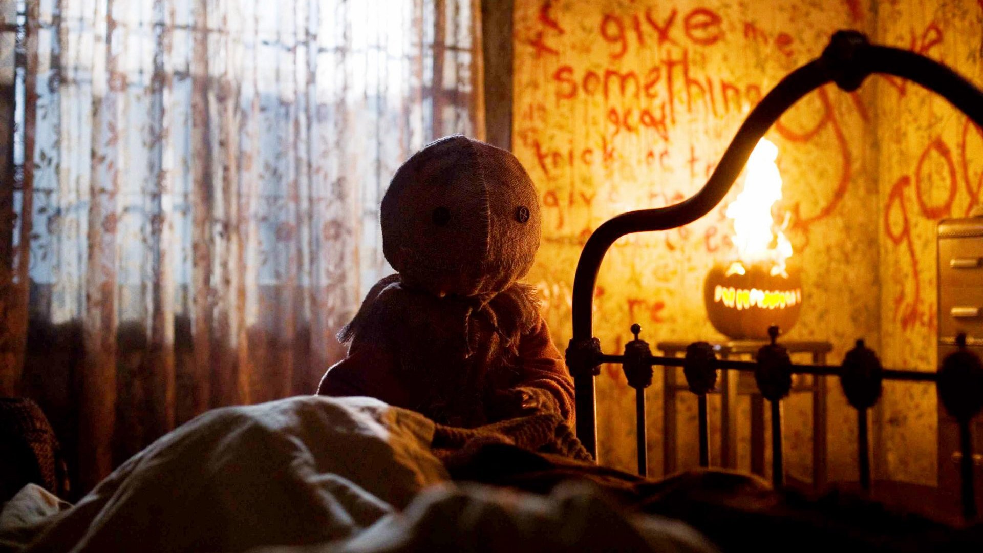 trick r treat, Movies, Entertainment, Halloween, Seasonal, Horror, Scary, Creepy, Pumpkins Wallpaper