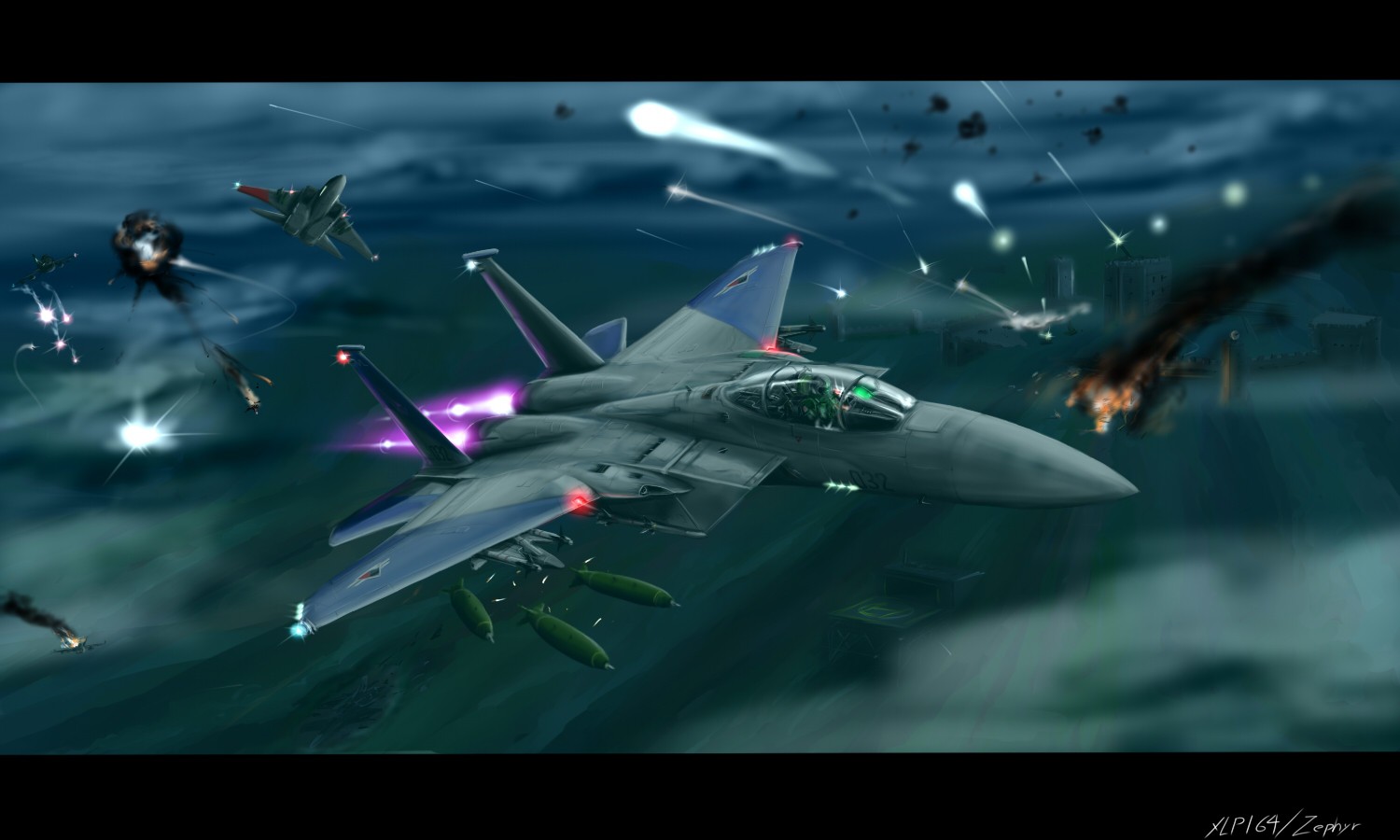 ace, Combat, Game, Jet, Airplane, Aircraft, Fighter, Plane, Military, Battle, Rt Wallpaper