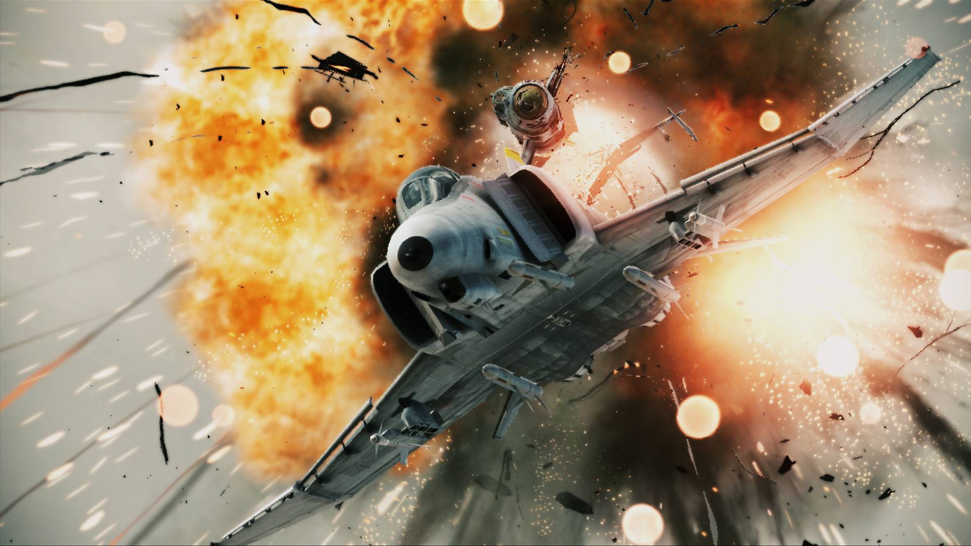 ace, Combat, Game, Jet, Airplane, Aircraft, Fighter, Plane, Military, Battle, Explosion, Fire Wallpaper